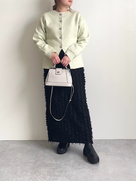 「春ニット」｜sakaiさん（レディース・161cm・30代）の冬コーディネート