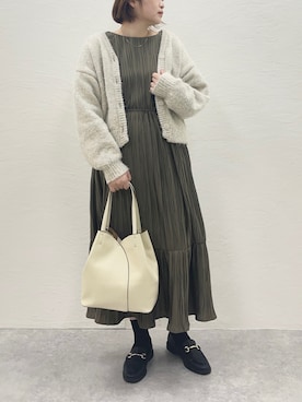 「H&M（エイチ・アンド・エム）のアイテム（シューズ）」を使った、sakaiさん（レディース・161cm）の冬コーディネート