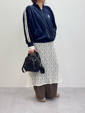 「アイテム（ボストンバッグ）」を使った、sakaiさん（レディース・161cm・30代）の冬コーディネート