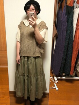 にゃむさん（レディース・157cm）の秋コーディネート