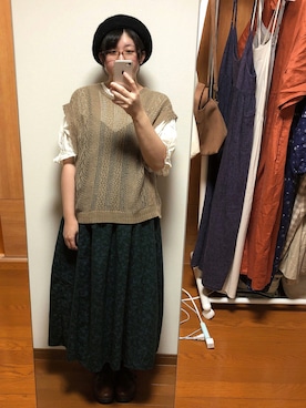 にゃむさん（レディース・157cm）の秋コーディネート