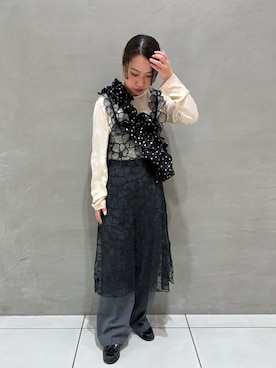 「URBAN RESEARCH（アーバンリサーチ）のOperaSPORT　SHIRLEY BAG（ショルダーバッグ、ホワイト系）」を使った、misaさん（レディース・152cm）の春コーディネート