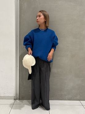 「URBAN RESEARCH（アーバンリサーチ）のdecor『デコール』　Hematite4mmBallchoker（ネックレス）」を使った、misaさん（レディース・152cm）の秋コーディネート