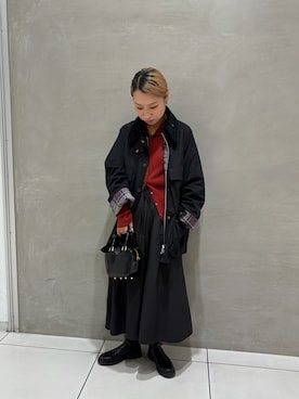 「アイテム（その他アウター）」を使った、misaさん（レディース・152cm）の秋コーディネート