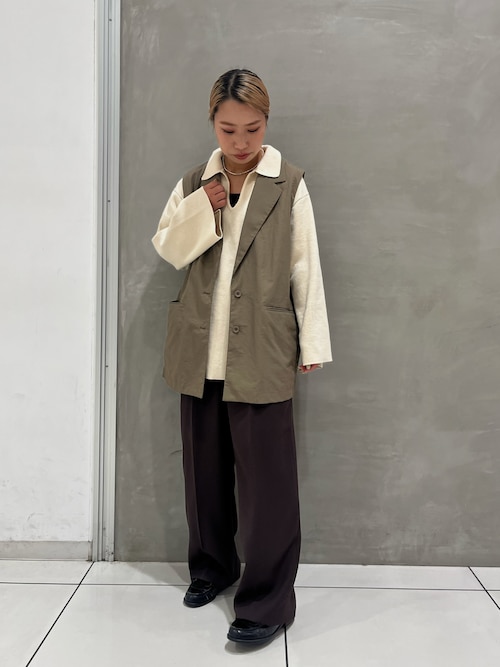LAATO（ラート） コート アウター no sleeve slit jacket レディース
