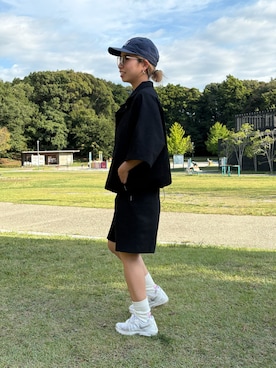 「SLOBE IENA（スローブイエナ）のアイテム（帽子）」を使った、misaさん（レディース・152cm）の秋コーディネート