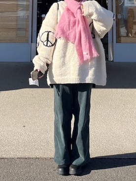 「BELPER（ベルパー）のアイテム」を使った、成美　さん（レディース・156cm）の秋コーディネート