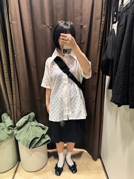 「アイテム（パンプス）」を使った、成美　さん（レディース・156cm・20代）の夏コーディネート
