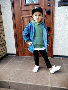 harumaさん（キッズ・110cm）の冬コーディネート