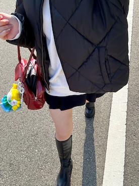 「BACK NUMBER（バックナンバー）のアイテム」を使った、とまとさん（レディース・158cm）の冬コーディネート