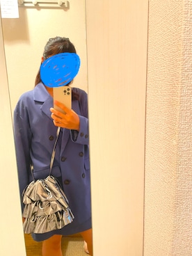「Heather（ヘザー）のアイテム（テーラードジャケット）」を使った、ミカダヨーさん（レディース・155cm）の秋コーディネート