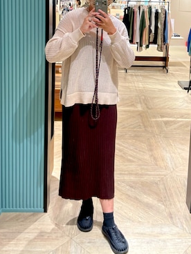 「KEEN（キーン）のアイテム（ブラック系）」を使った、ピンピンさん（レディース・169cm）の秋コーディネート