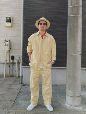 Zara ザラ のバンダナ スカーフを使ったメンズ人気ファッションコーディネート Wear