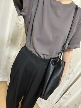 「無印良品（ムジルシリョウヒン）のアイテム」を使った、nagiさん（レディース・161cm）の夏コーディネート