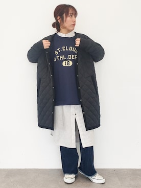 「SEVENDAYS=SUNDAY（セブンデイズサンデイ）のアイテム」を使った、manaCAさん（レディース・151cm）の秋コーディネート