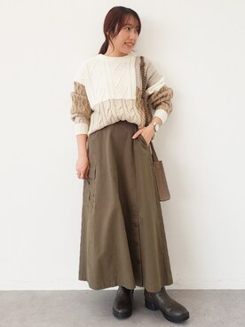 manaCAさん(レディース・151cm)の冬コーディネート