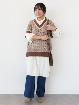 manaCAさん（レディース・151cm）の冬コーディネート