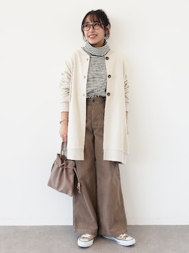 manaCAさん（レディース・151cm）の冬コーディネート