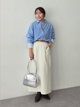 「CRAFT STANDARD BOUTIQUE（クラフトスタンダードブティック）のアイテム」を使った、manaCAさん（レディース・151cm）の春コーディネート