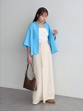 「CRAFT STANDARD BOUTIQUE（クラフトスタンダードブティック）のアイテム」を使った、manaCAさん（レディース・151cm）の春コーディネート