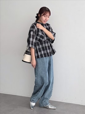 「CRAFT STANDARD BOUTIQUE（クラフトスタンダードブティック）のアイテム」を使った、manaCAさん（レディース・151cm）の春コーディネート