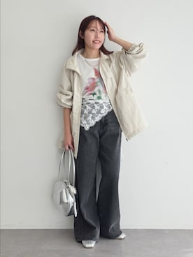 「CRAFT STANDARD BOUTIQUE（クラフトスタンダードブティック）のアイテム」を使った、manaCAさん（レディース・151cm）の春コーディネート