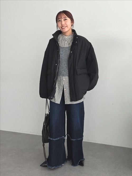 ライト中綿ビッグブルゾン◆