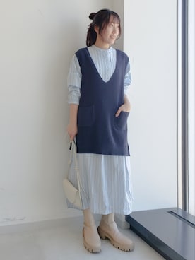 manaCAさん（レディース・151cm）の春コーディネート