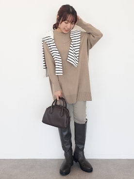 manaCAさん（レディース・151cm）の冬コーディネート