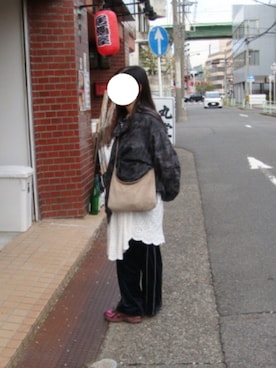 「アイテム（モッズコート）」を使った、あんさん（レディース・154cm）の秋コーディネート