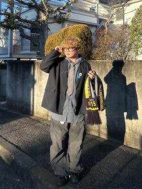 「OLD ORDER（オールドオーダー）のアイテム」を使った、mさん（メンズ・167cm）の春コーディネート