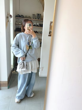 か な こ 。さん（レディース・157cm）の春コーディネート