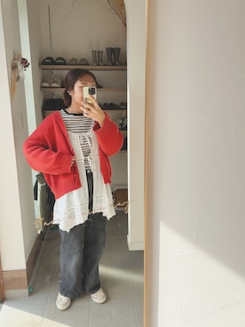 か な こ 。さん(レディース・157cm)の春コーディネート