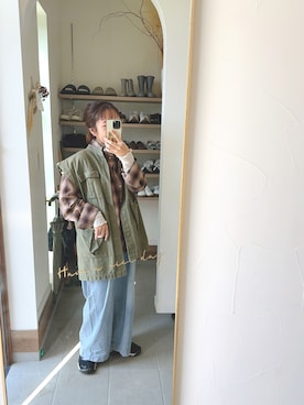 か な こ 。さん（レディース・157cm）の春コーディネート