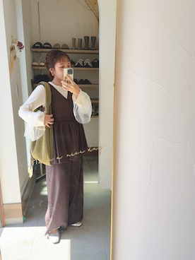 「&. NOSTALGIA（アンドドットノスタルジア）のアイテム」を使った、か な こ 。さん（レディース・157cm）の春コーディネート