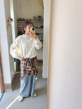か な こ 。さん（レディース・157cm）の春コーディネート