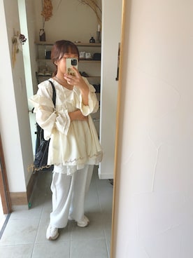 「アイテム（スウェットパンツ）」を使った、か な こ 。さん（レディース・157cm）の秋コーディネート
