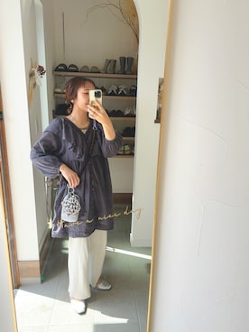 か な こ 。さん（レディース・157cm）の春コーディネート