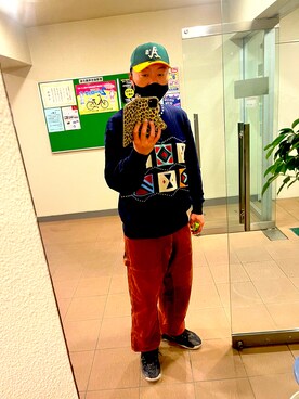 「アイテム（ニット/セーター）」を使った、中川 健太郎さん（メンズ・175cm・30代）の冬コーディネート