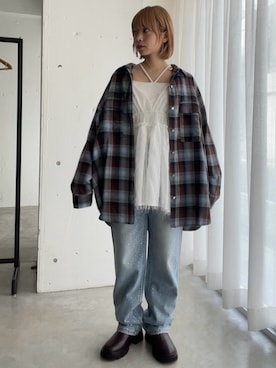 「tiptop（ティップトップ）のアイテム」を使った、おまりさん（レディース・150cm）の夏コーディネート