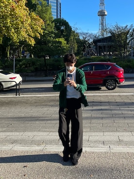 「POLO RALPH LAUREN（ポロ ラルフ ローレン）のアイテム（カーディガン/ボレロ）」を使った、Ryoさん（メンズ・175cm）の冬コーディネート