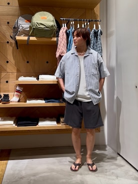 「BAYFLOW(BAYFLOW)」｜ゆーーーとさん（メンズ・173cm）の夏コーディネート