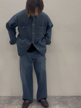 「Lee（リー）のアイテム」を使った、ゆーーーとさん（メンズ・173cm）の秋コーディネート