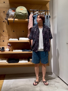 「BAYFLOW(BAYFLOW)」｜ゆーーーとさん（メンズ・173cm）の夏コーディネート