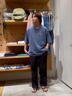 「BAYFLOW(BAYFLOW)」｜ゆーーーとさん（メンズ・173cm）の夏コーディネート