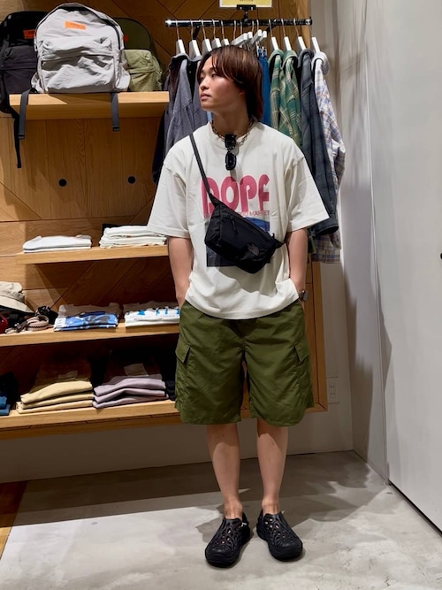 ［マルチシーンで活躍］ナイロンタッサーカーゴショーツ