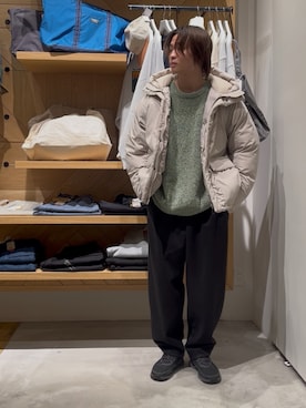 「On（オン）のアイテム」を使った、ゆーーーとさん（メンズ・173cm）の冬コーディネート