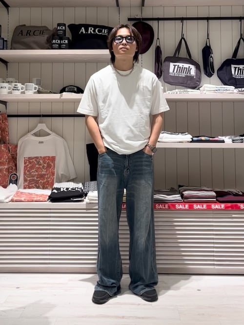 [ヴィンテージ感]ピグメント天竺半袖Tシャツ