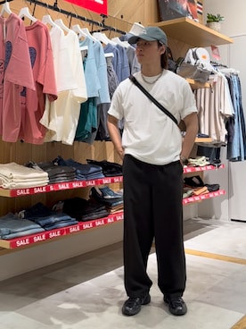 「アイテム（その他パンツ）」を使った、ゆーーーとさん（メンズ・173cm）の夏コーディネート