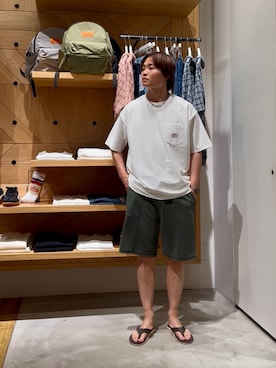 「BAYFLOW(BAYFLOW)」｜ゆーーーとさん（メンズ・173cm）の夏コーディネート